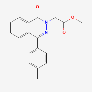 molecular formula C18H16N2O3 B5582358 methyl [4-(4-methylphenyl)-1-oxo-2(1H)-phthalazinyl]acetate 