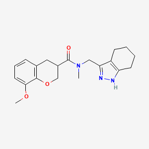 8-methoxy-N-methyl-N-(4,5,6,7-tetrahydro-1H-indazol-3-ylmethyl)chromane-3-carboxamide