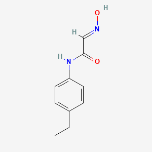 (2E)-N-(4-ethylphenyl)-2-(hydroxyimino)ethanamide