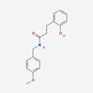 3-(2-hydroxyphenyl)-N-[(4-methoxyphenyl)methyl]propanamide