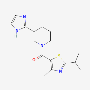 3-(1H-imidazol-2-yl)-1-[(2-isopropyl-4-methyl-1,3-thiazol-5-yl)carbonyl]piperidine