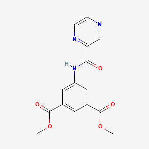 dimethyl 5-[(2-pyrazinylcarbonyl)amino]isophthalate