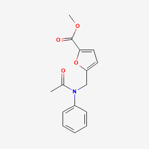 METHYL 5-[(N-PHENYLACETAMIDO)METHYL]FURAN-2-CARBOXYLATE