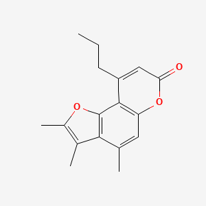 2,3,4-trimethyl-9-propyl-7H-furo[2,3-f]chromen-7-one