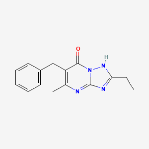 6-benzyl-2-ethyl-5-methyl[1,2,4]triazolo[1,5-a]pyrimidin-7(4H)-one