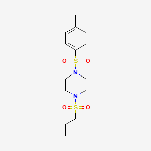 1-[(4-methylphenyl)sulfonyl]-4-(propylsulfonyl)piperazine