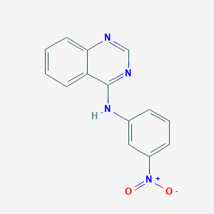 molecular formula C14H10N4O2 B5582589 N-(3-nitrophenyl)-4-quinazolinamine 