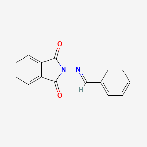 molecular formula C15H10N2O2 B5582700 2-(benzylideneamino)-1H-isoindole-1,3(2H)-dione 