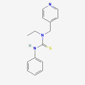 N-ethyl-N'-phenyl-N-(4-pyridinylmethyl)thiourea