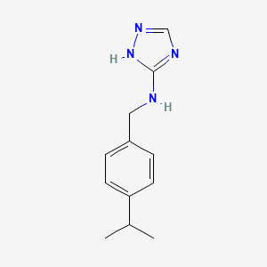 molecular formula C12H16N4 B5582835 N-(4-isopropylbenzyl)-1H-1,2,4-triazol-3-amine 