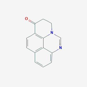 molecular formula C14H10N2O B5582890 7,8-dihydro-9H-pyrido[1,2,3-cd]perimidin-9-one 