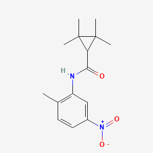 2,2,3,3-tetramethyl-N-(2-methyl-5-nitrophenyl)cyclopropanecarboxamide