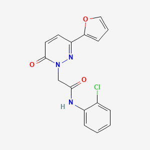 N-(2-chlorophenyl)-2-[3-(2-furyl)-6-oxo-1(6H)-pyridazinyl]acetamide