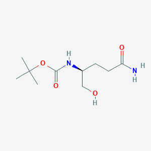 molecular formula C10H20N2O4 B558308 boc-谷氨酰胺 CAS No. 133565-42-1