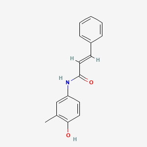 N-(4-hydroxy-3-methylphenyl)-3-phenylacrylamide