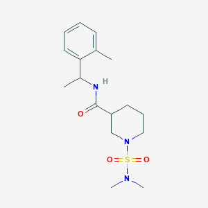 1-[(dimethylamino)sulfonyl]-N-[1-(2-methylphenyl)ethyl]-3-piperidinecarboxamide