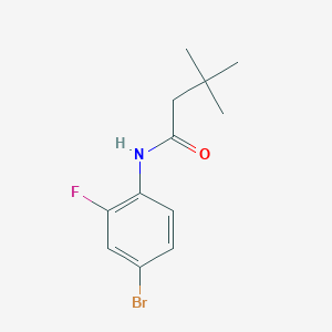 N-(4-bromo-2-fluorophenyl)-3,3-dimethylbutanamide