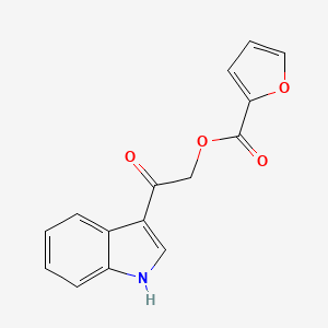 2-(1H-indol-3-yl)-2-oxoethyl 2-furoate