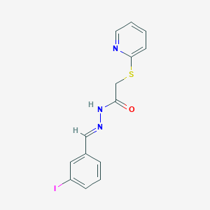 N'-(3-iodobenzylidene)-2-(2-pyridinylthio)acetohydrazide