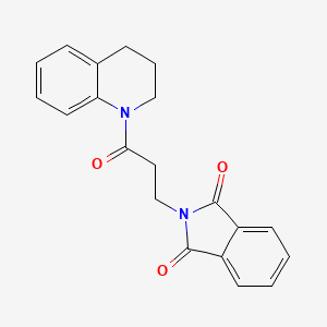 2-[3-(3,4-dihydro-1(2H)-quinolinyl)-3-oxopropyl]-1H-isoindole-1,3(2H)-dione