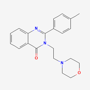 2-(4-methylphenyl)-3-[2-(4-morpholinyl)ethyl]-4(3H)-quinazolinone