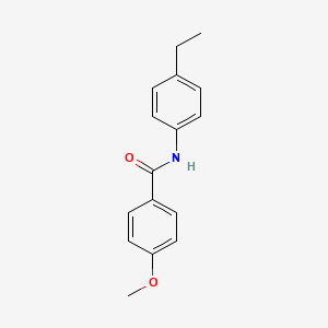 molecular formula C16H17NO2 B5583412 N-(4-ethylphenyl)-4-methoxybenzamide 