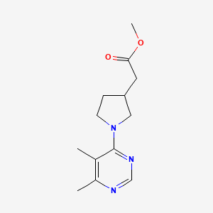 methyl [1-(5,6-dimethylpyrimidin-4-yl)pyrrolidin-3-yl]acetate