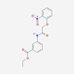 ethyl 3-{[(2-nitrophenoxy)acetyl]amino}benzoate