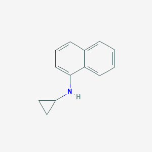 molecular formula C13H13N B055835 N-cyclopropylnaphthalen-1-amine CAS No. 112033-42-8