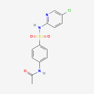 N-(4-{[(5-chloro-2-pyridinyl)amino]sulfonyl}phenyl)acetamide