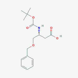molecular formula C16H23NO5 B558354 Boc-O-苄基-L-β-高丝氨酸 CAS No. 218943-31-8