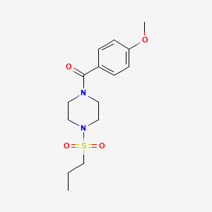 1-(4-methoxybenzoyl)-4-(propylsulfonyl)piperazine