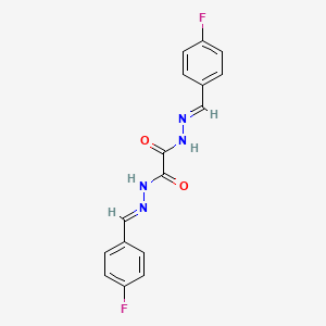 N'~1~,N'~2~-bis(4-fluorobenzylidene)ethanedihydrazide