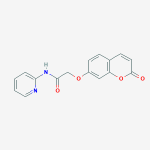 2-[(2-oxo-2H-chromen-7-yl)oxy]-N-2-pyridinylacetamide