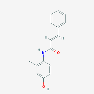 molecular formula C16H15NO2 B5583739 N-(4-hydroxy-2-methylphenyl)-3-phenylacrylamide 