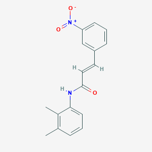 molecular formula C17H16N2O3 B5583782 N-(2,3-dimethylphenyl)-3-(3-nitrophenyl)acrylamide 