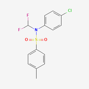 N-(4-chlorophenyl)-N-(difluoromethyl)-4-methylbenzenesulfonamide