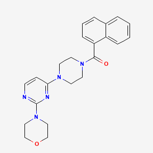 4-{4-[4-(1-naphthoyl)-1-piperazinyl]-2-pyrimidinyl}morpholine