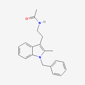 molecular formula C20H22N2O B5583851 N-[2-(1-benzyl-2-methyl-1H-indol-3-yl)ethyl]acetamide 