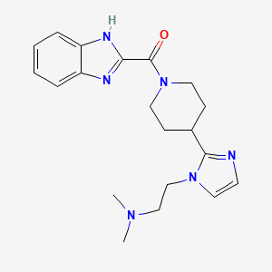 (2-{2-[1-(1H-benzimidazol-2-ylcarbonyl)-4-piperidinyl]-1H-imidazol-1-yl}ethyl)dimethylamine
