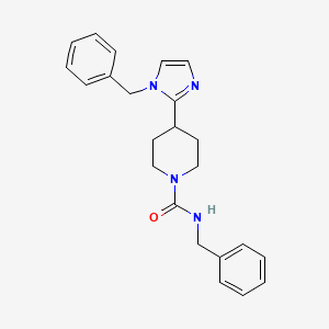 N-benzyl-4-(1-benzyl-1H-imidazol-2-yl)-1-piperidinecarboxamide