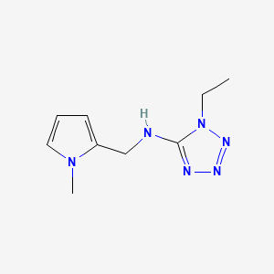 1-ethyl-N-[(1-methyl-1H-pyrrol-2-yl)methyl]-1H-tetrazol-5-amine
