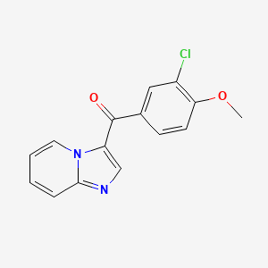 (3-chloro-4-methoxyphenyl)(imidazo[1,2-a]pyridin-3-yl)methanone