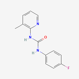molecular formula C13H12FN3O B5584000 N-(4-fluorophenyl)-N'-(3-methyl-2-pyridinyl)urea 