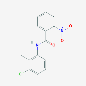 N-(3-chloro-2-methylphenyl)-2-nitrobenzamide