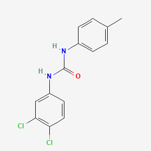 molecular formula C14H12Cl2N2O B5584063 N-(3,4-dichlorophenyl)-N'-(4-methylphenyl)urea CAS No. 13256-73-0