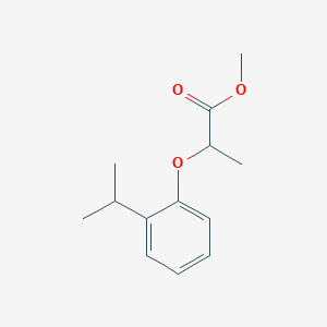 molecular formula C13H18O3 B5584069 methyl 2-(2-isopropylphenoxy)propanoate 