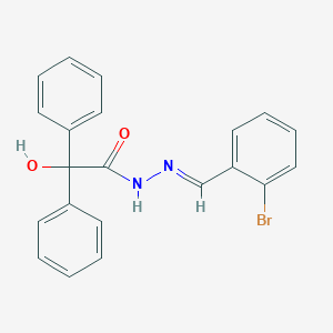 N'-(2-bromobenzylidene)-2-hydroxy-2,2-diphenylacetohydrazide