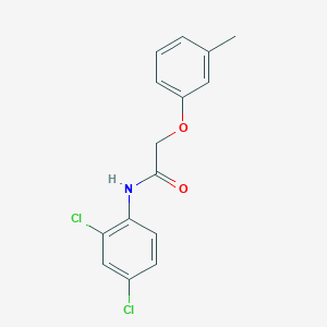 molecular formula C15H13Cl2NO2 B5584158 N-(2,4-dichlorophenyl)-2-(3-methylphenoxy)acetamide 