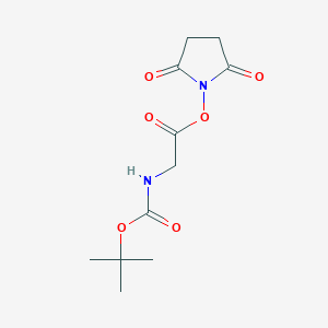 molecular formula C11H16N2O6 B558416 Boc-甘氨酸-OSu CAS No. 3392-07-2